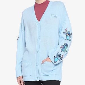 🆕 Disney Lilo & Stitch Embroidered Sleeve Cardigan